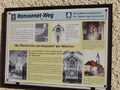 Infotafel bei der Kirche in Nußdorf am Attersee