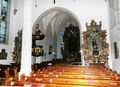 Blick in die Kirche St. Georgen