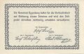 Notgeld Eggenberg Rückseite