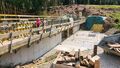 Sperre am Breitmoosbach in Sagerer